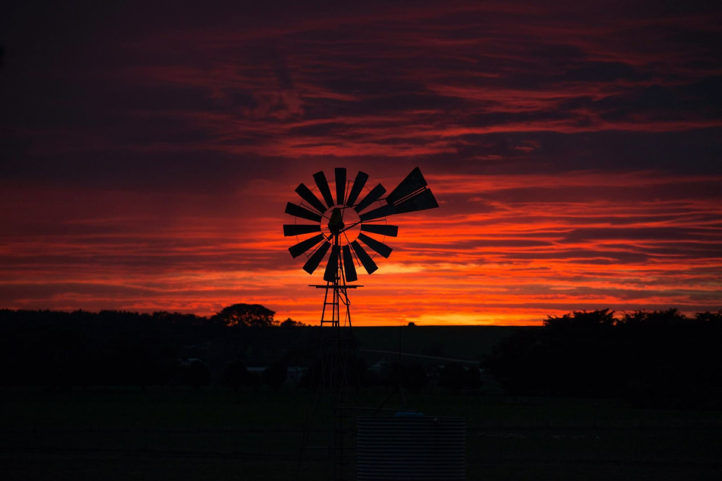 Clean Green Environment – Sunrise Windmill OB Flat
